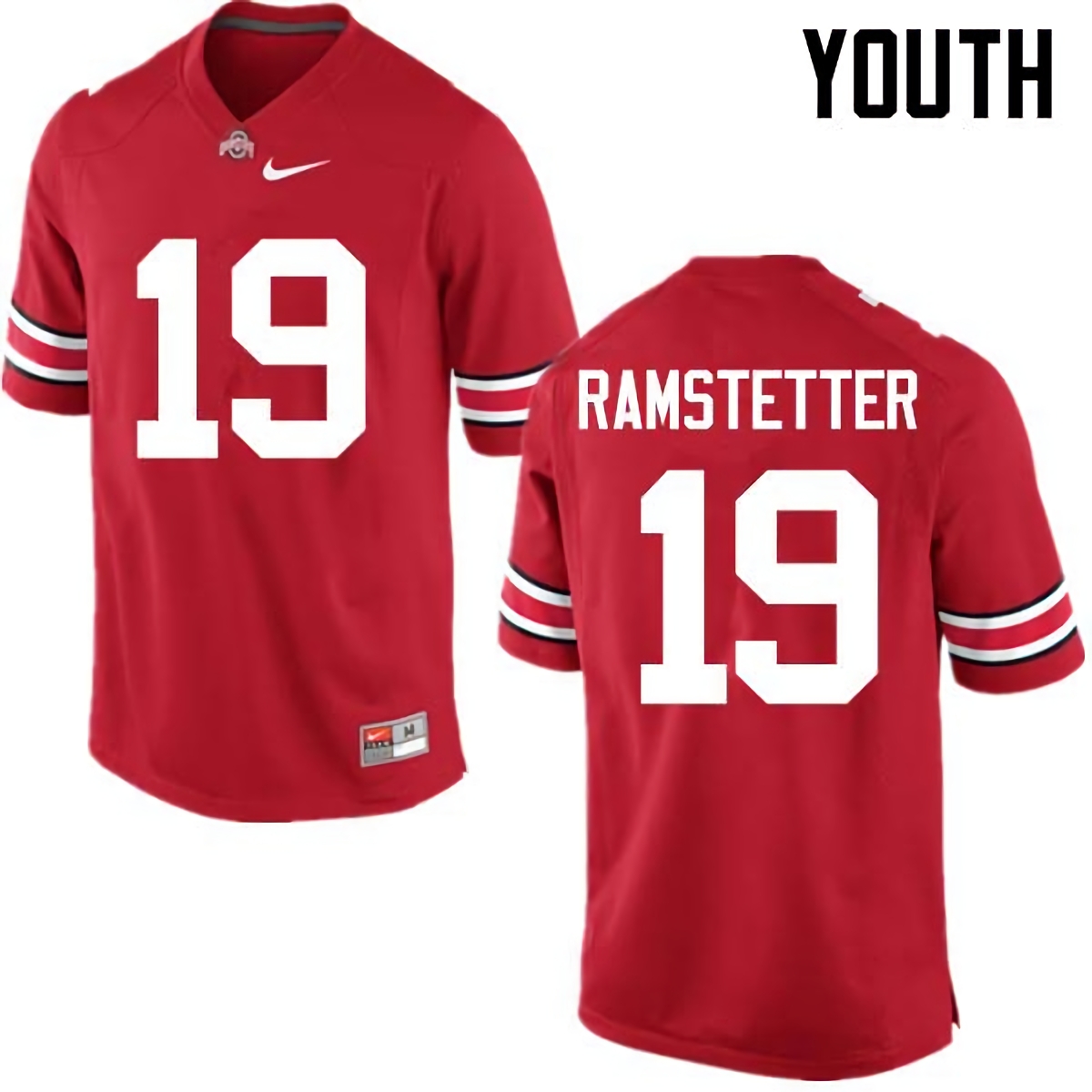 Joe Ramstetter Ohio State Buckeyes Youth NCAA #19 Nike Red College Stitched Football Jersey KFG2856UE